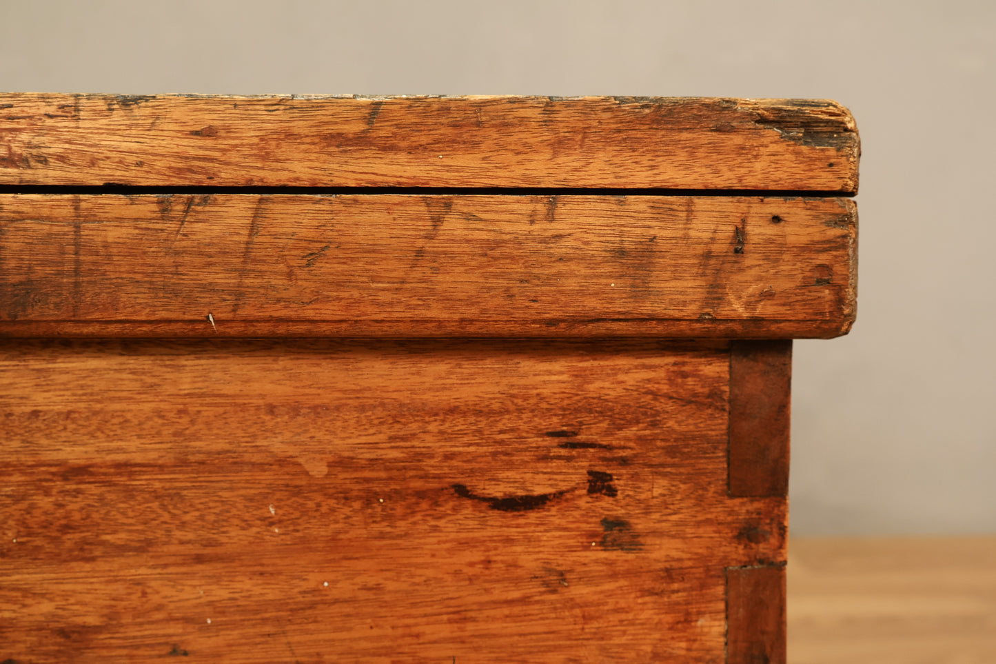 Antique Rustic Dovetailed Chest