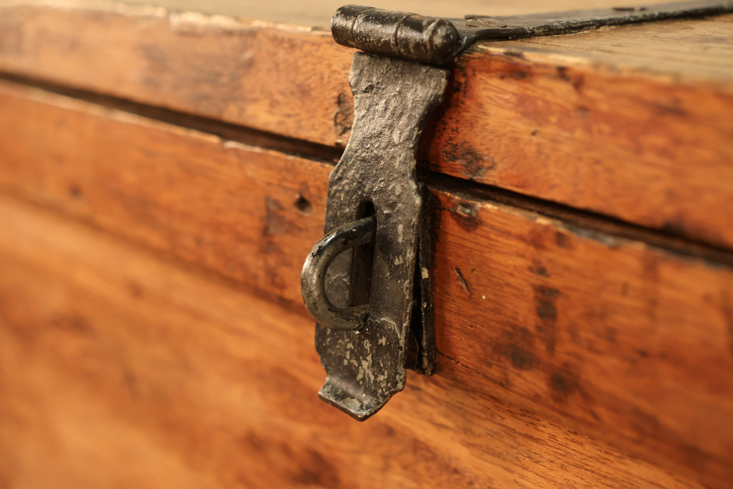 Antique Rustic Dovetailed Chest