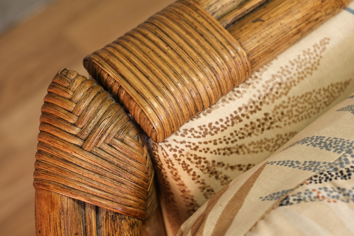 Lane Venture Rattan & Palm Sofa - ONLINE ONLY