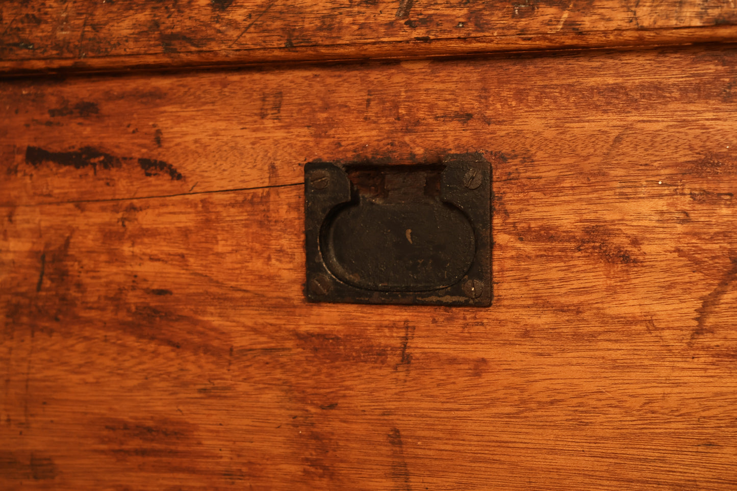 Antique Rustic Dovetailed Chest