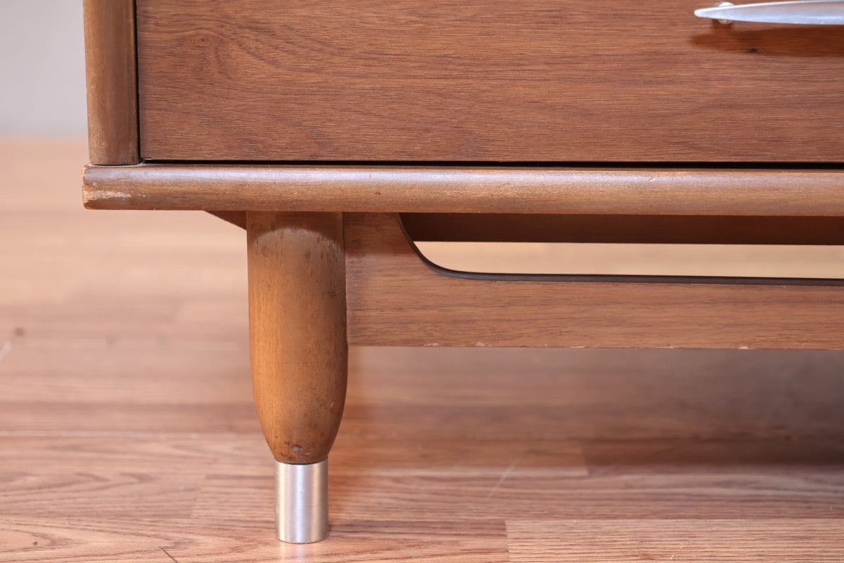 Mid Century Walnut 6-Drawer Dresser