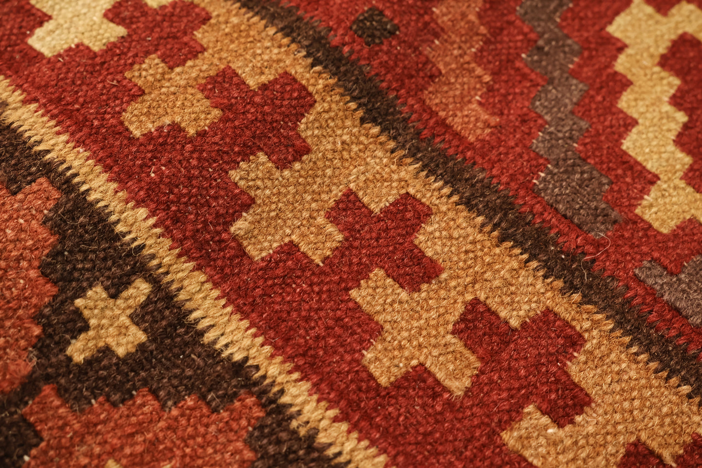 Terra Cotta Diamonds Area Rug