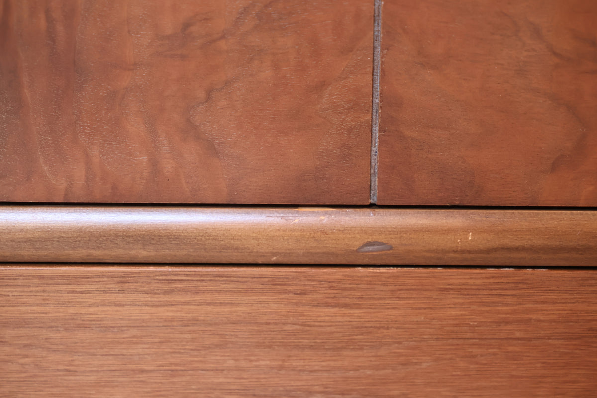 Mid Century Walnut 6-Drawer Dresser