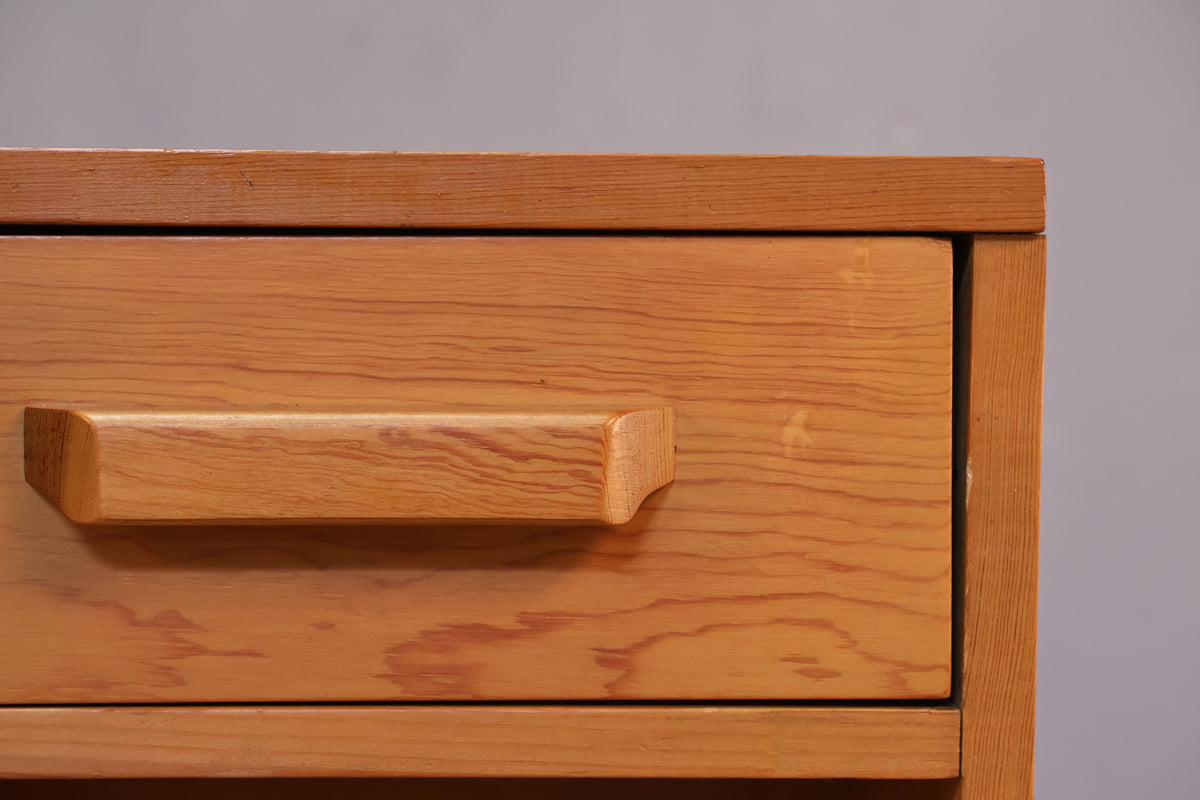 Slim Pine 3-Drawer Console