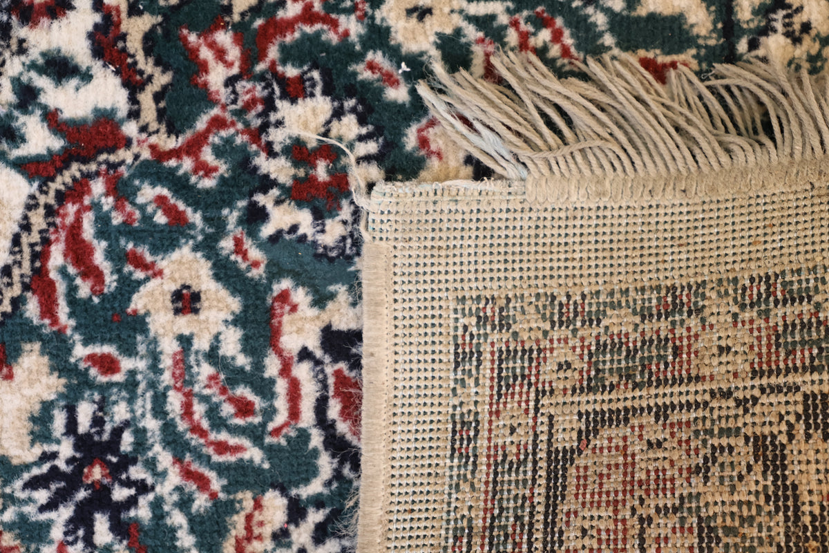Eggshell Medallion Wool Area Rug