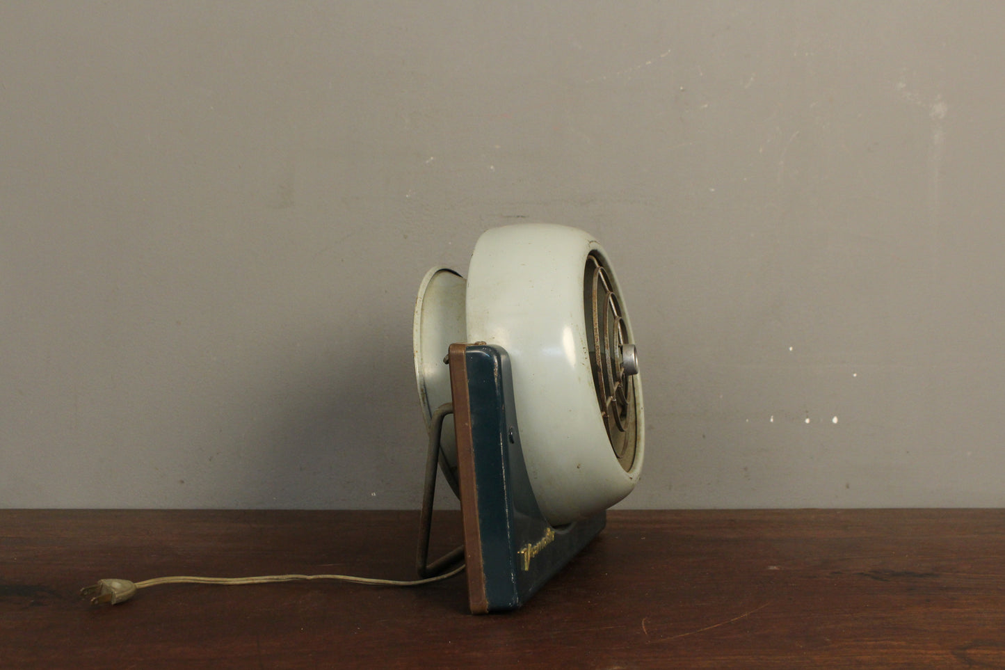 Prop 1950s Blue Vornado Table Fan