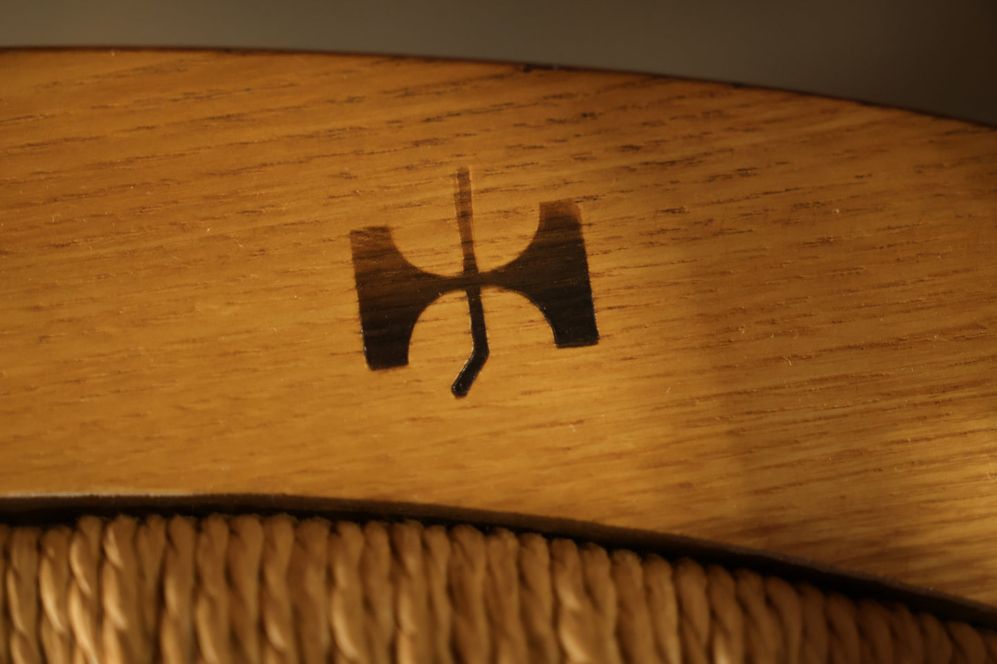 Hans Wegner Oak Peacock Chair