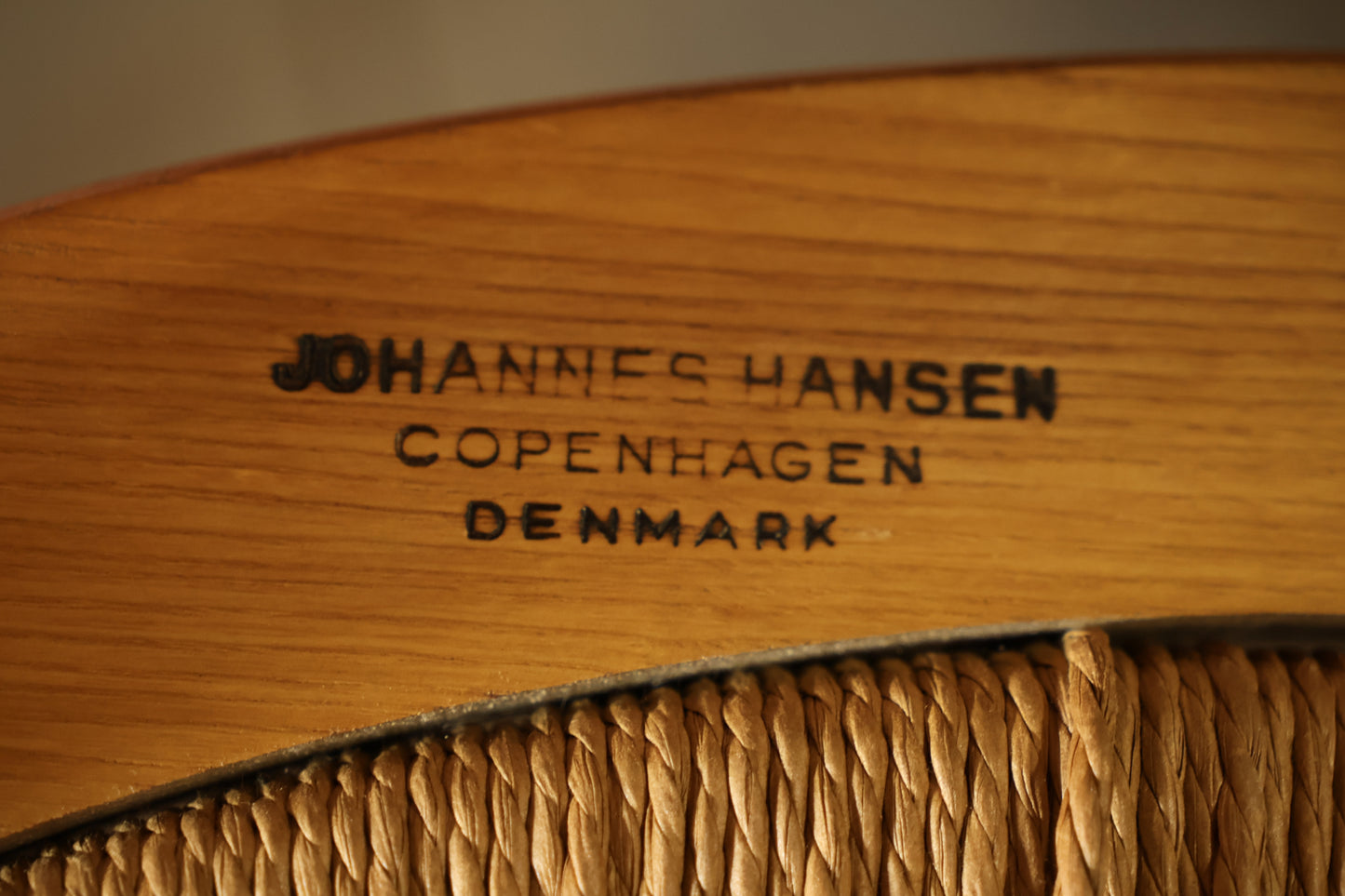 Hans Wegner Oak Peacock Chair