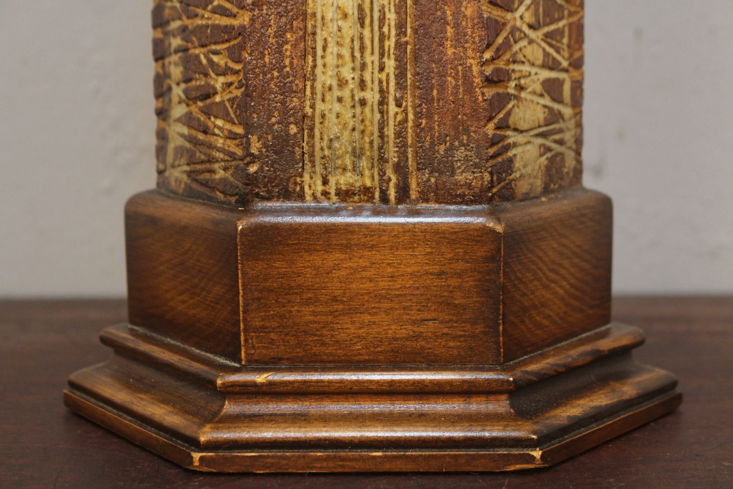Pair of Brutalist Ceramic Table Lamps