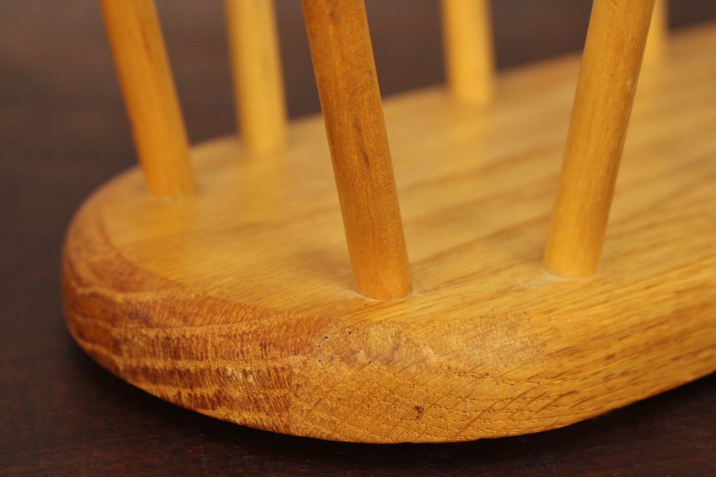 Golden Oak Magazine Rack A
