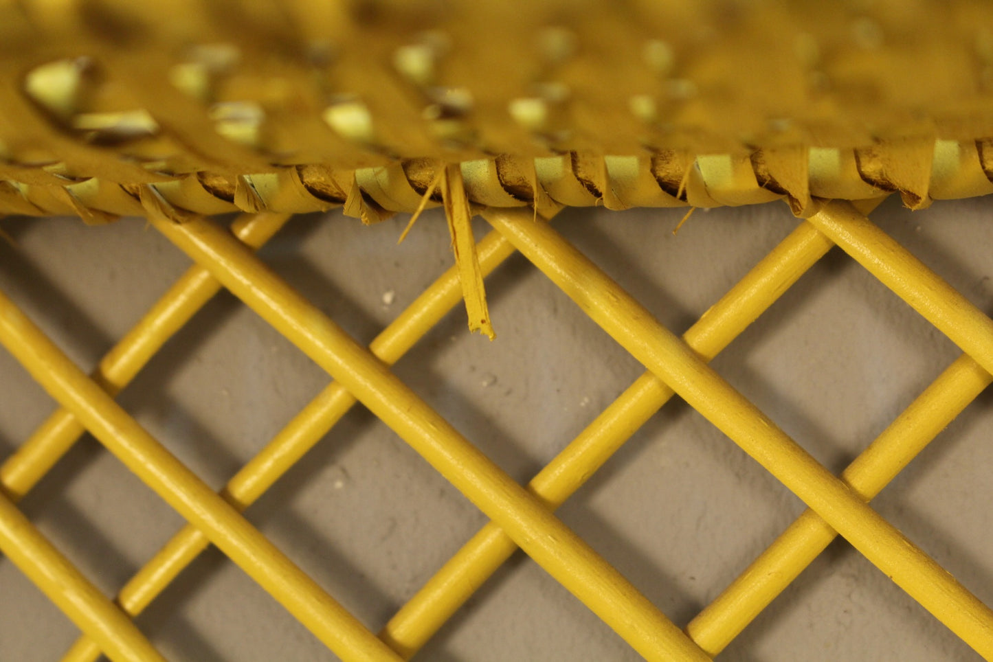Canary Wicker 2-Tier Wall Shelf