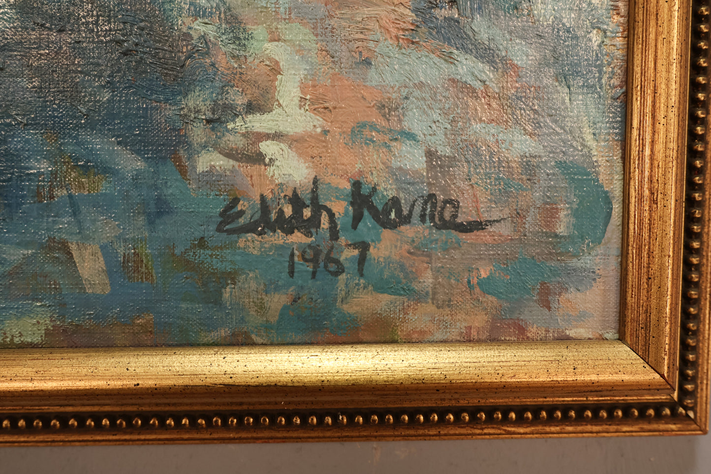 1960s "Familial Bliss" Painting