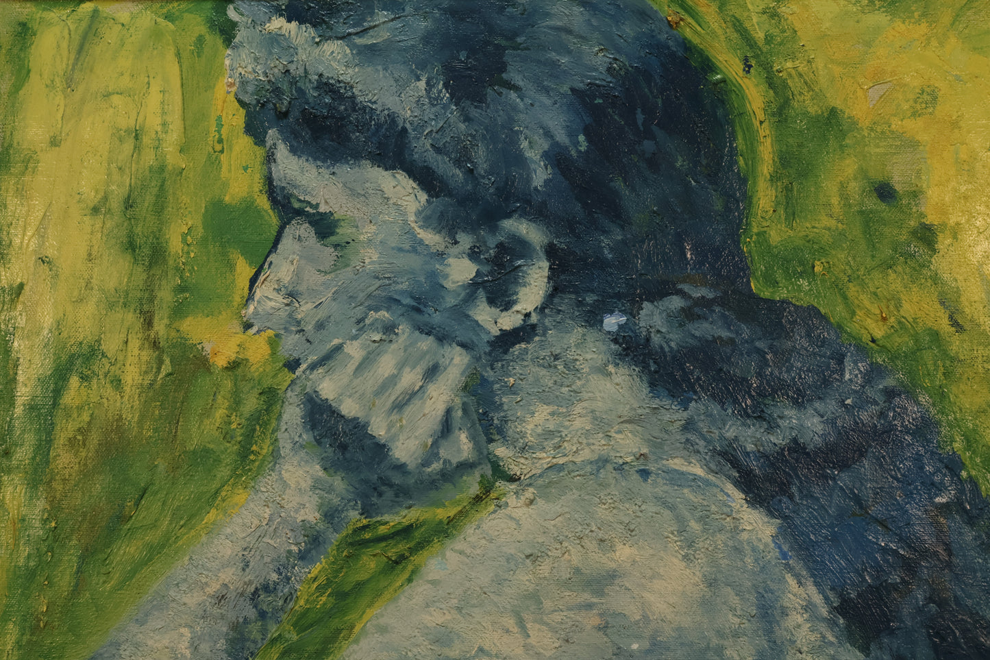 1960s "Contemplative Nude" Painting