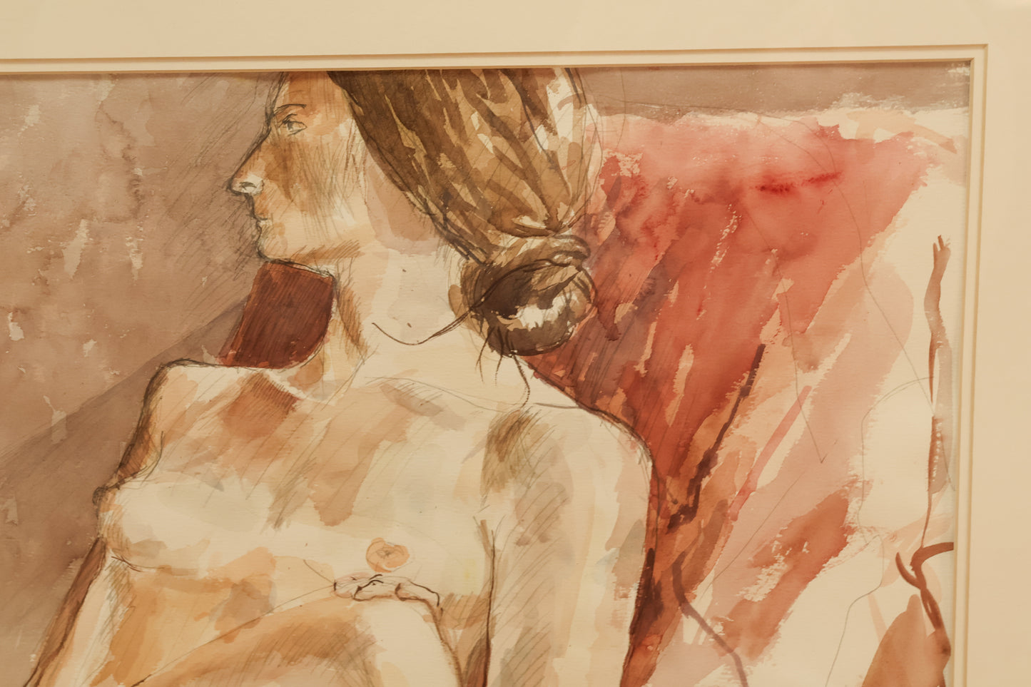 "Louise" Watercolor Portrait
