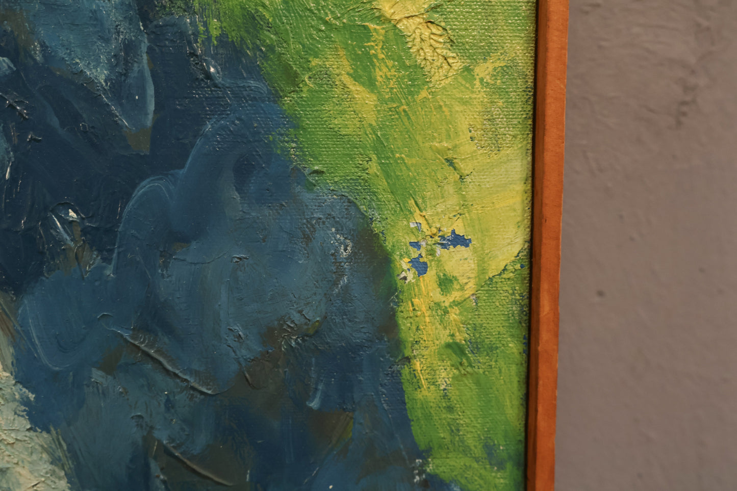 1960s "Contemplative Nude" Painting