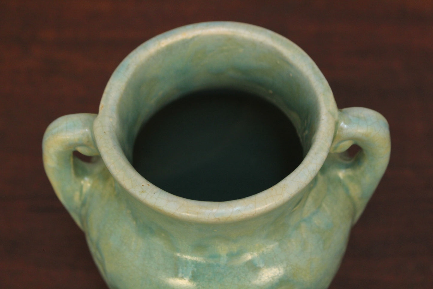1930s Brush-McCoy Celadon Vase