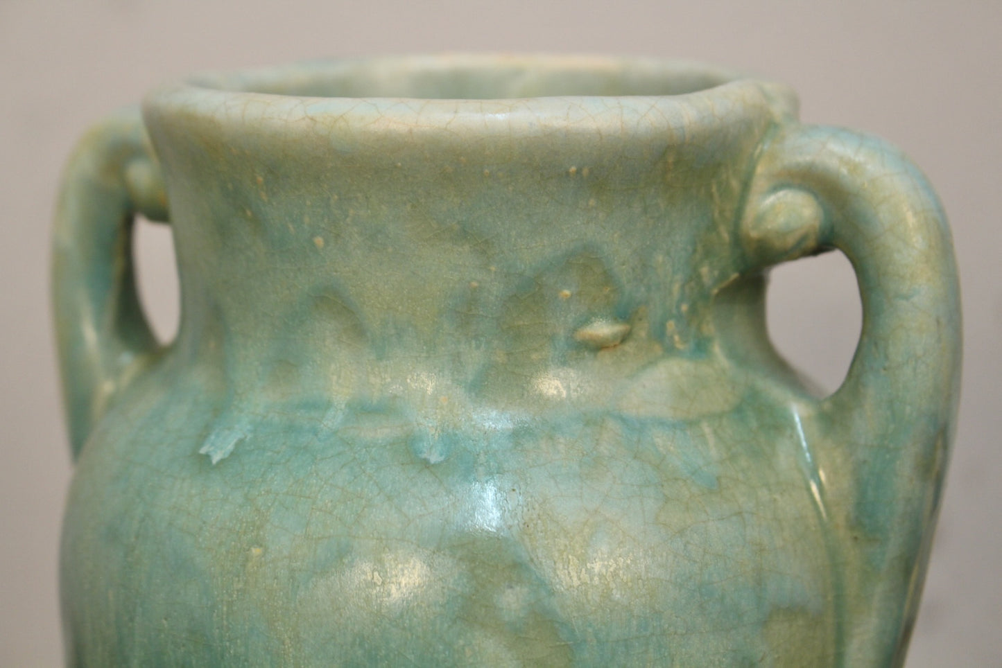 1930s Brush-McCoy Celadon Vase