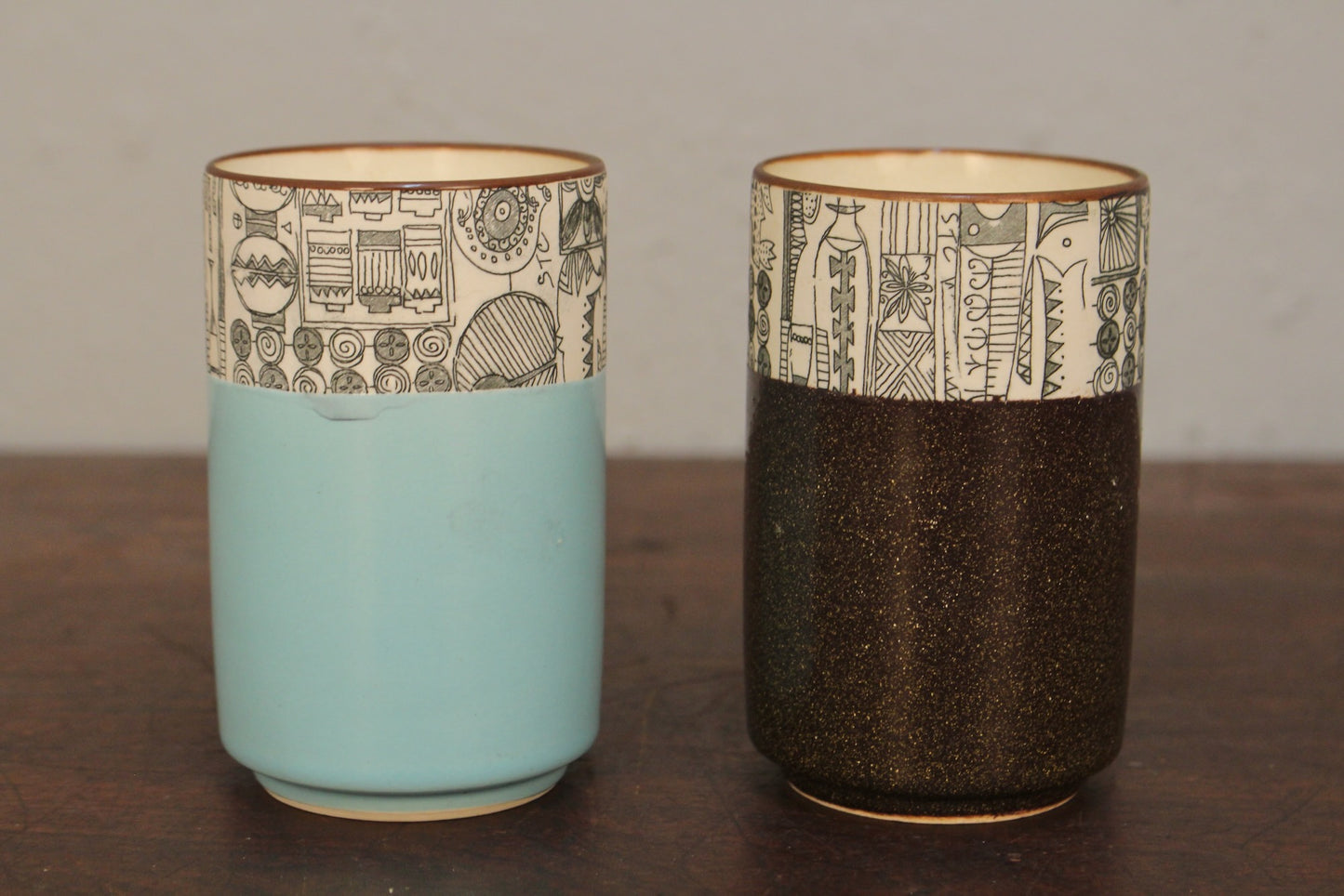 Set of 6 Japanese Ceramic Cups