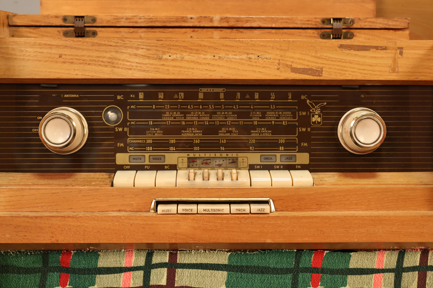 Mid Century Grundig Stereo Console