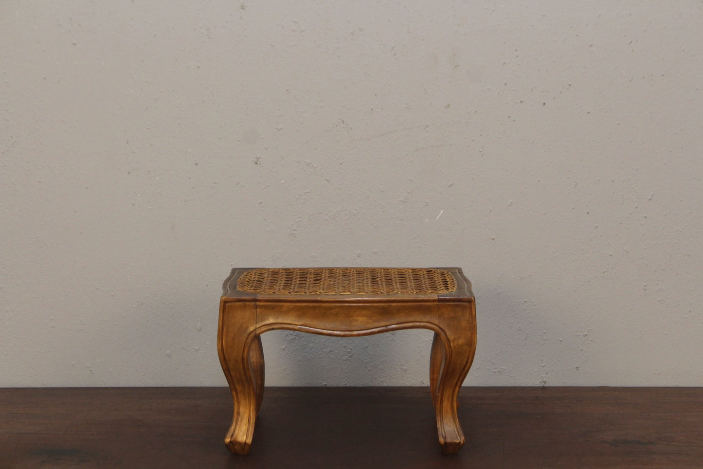 Small Italian Cane Footstool
