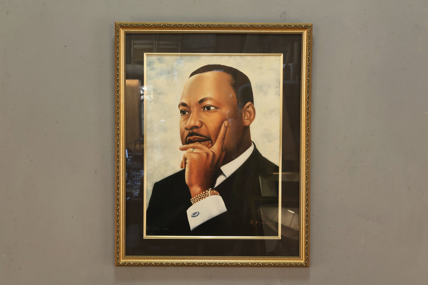 "MLK" Hulis Mavruk Print