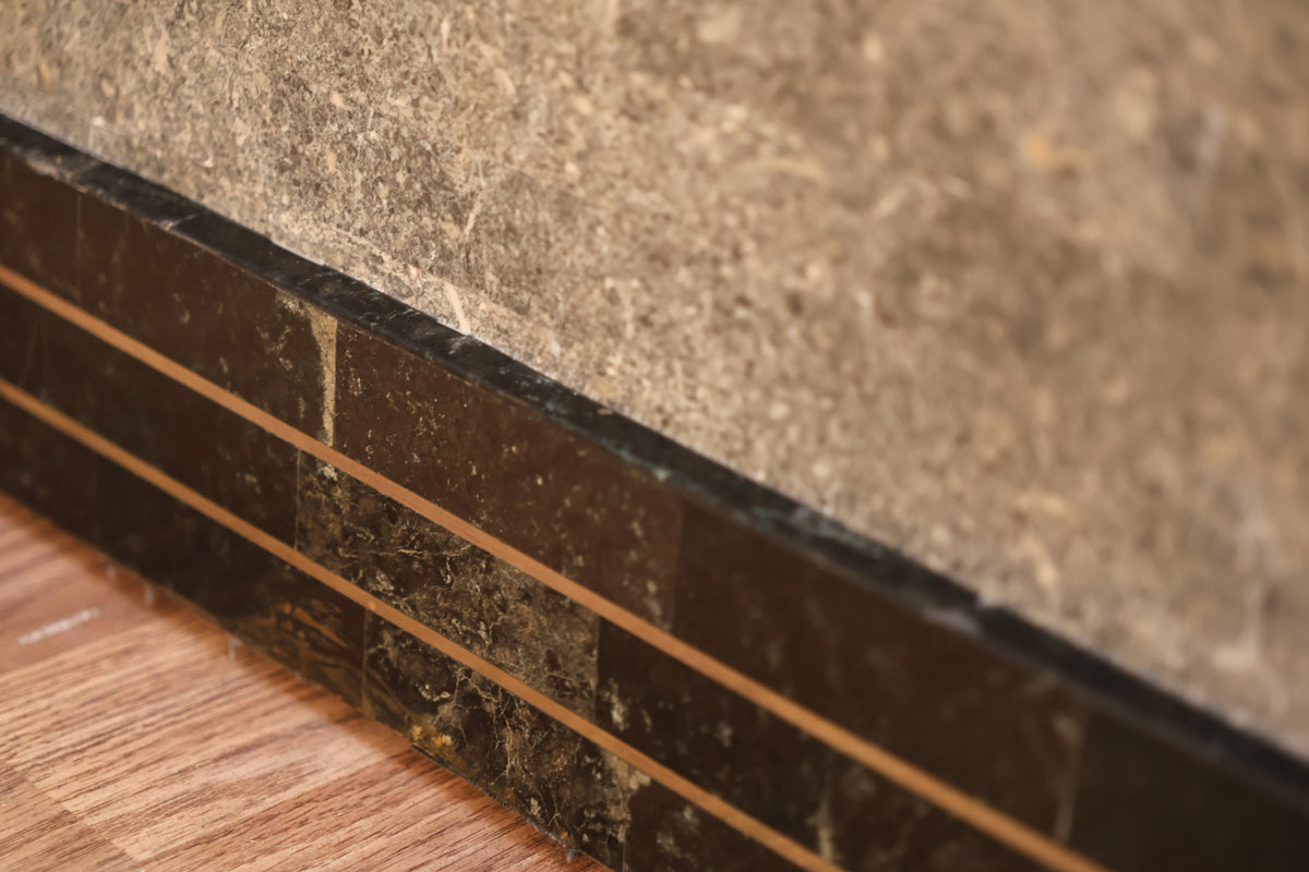 Deco Revival Tessellated Stone Trunk