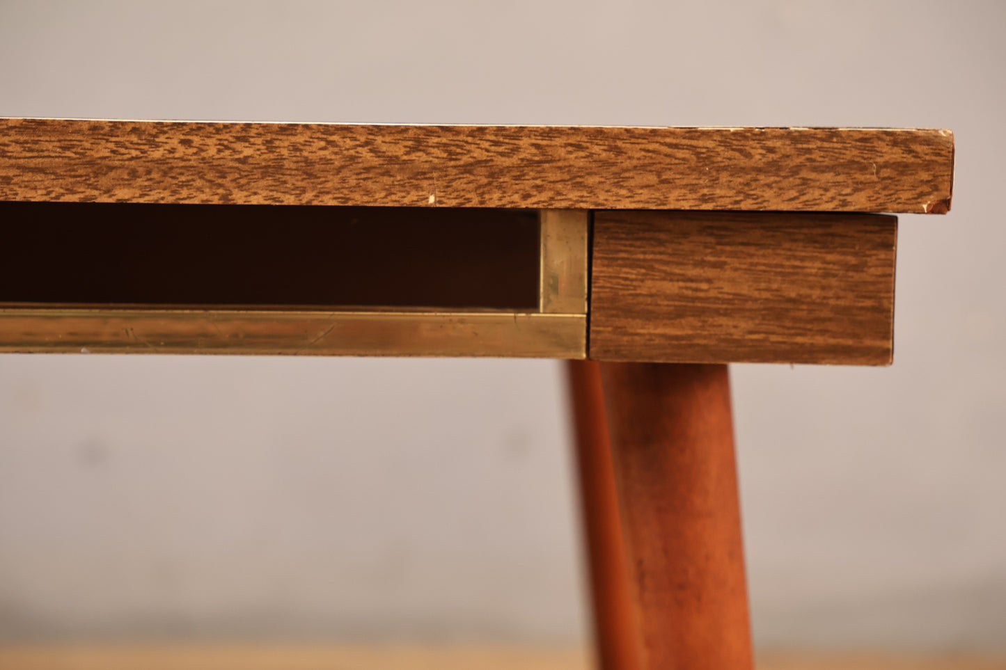 Simple Mid Century Laminate Coffee Table - ONLINE ONLY