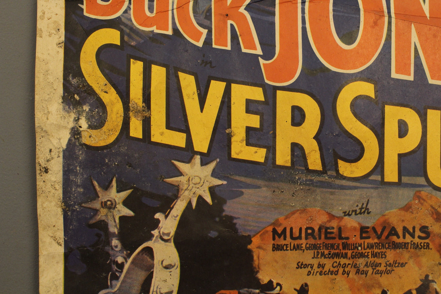 "Silver Spurs" Buck Jones Film Poster