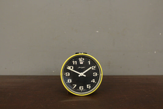 1970s Yellow Jerger Alarm Clock