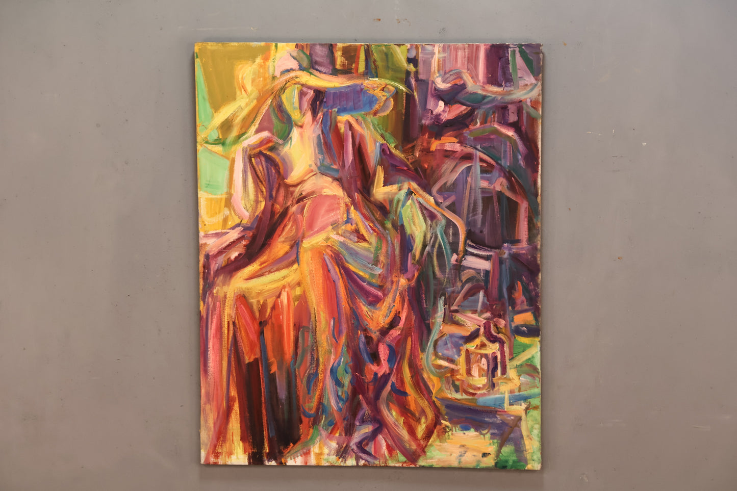 Large "Femme Fatale" Painting