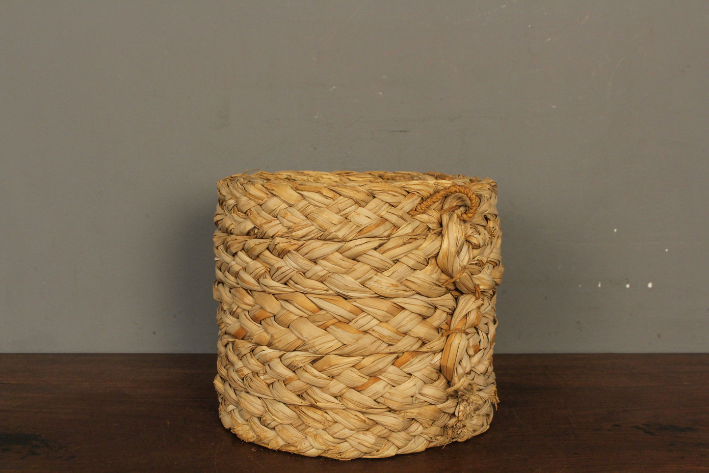 Braided Water Hyacinth Stool