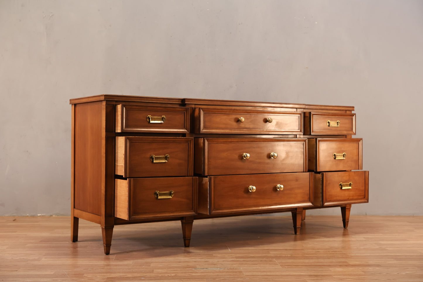 Mid Century Drexel 9-Drawer Dresser