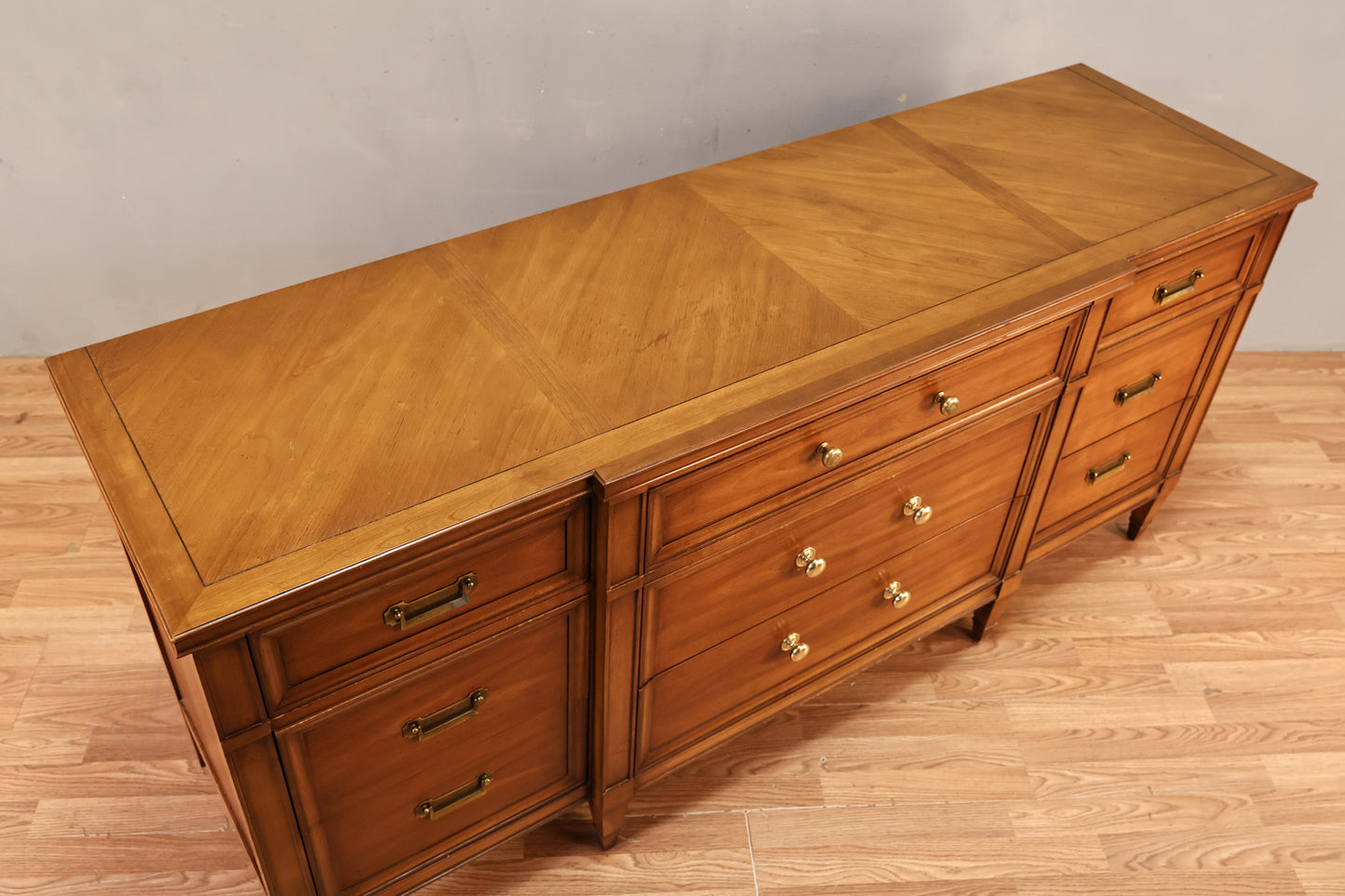 Mid Century Drexel 9-Drawer Dresser