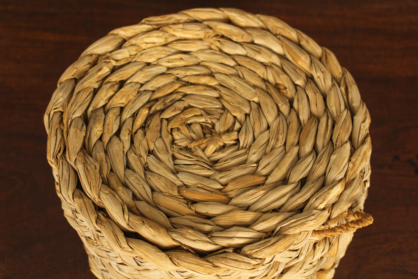 Braided Water Hyacinth Stool