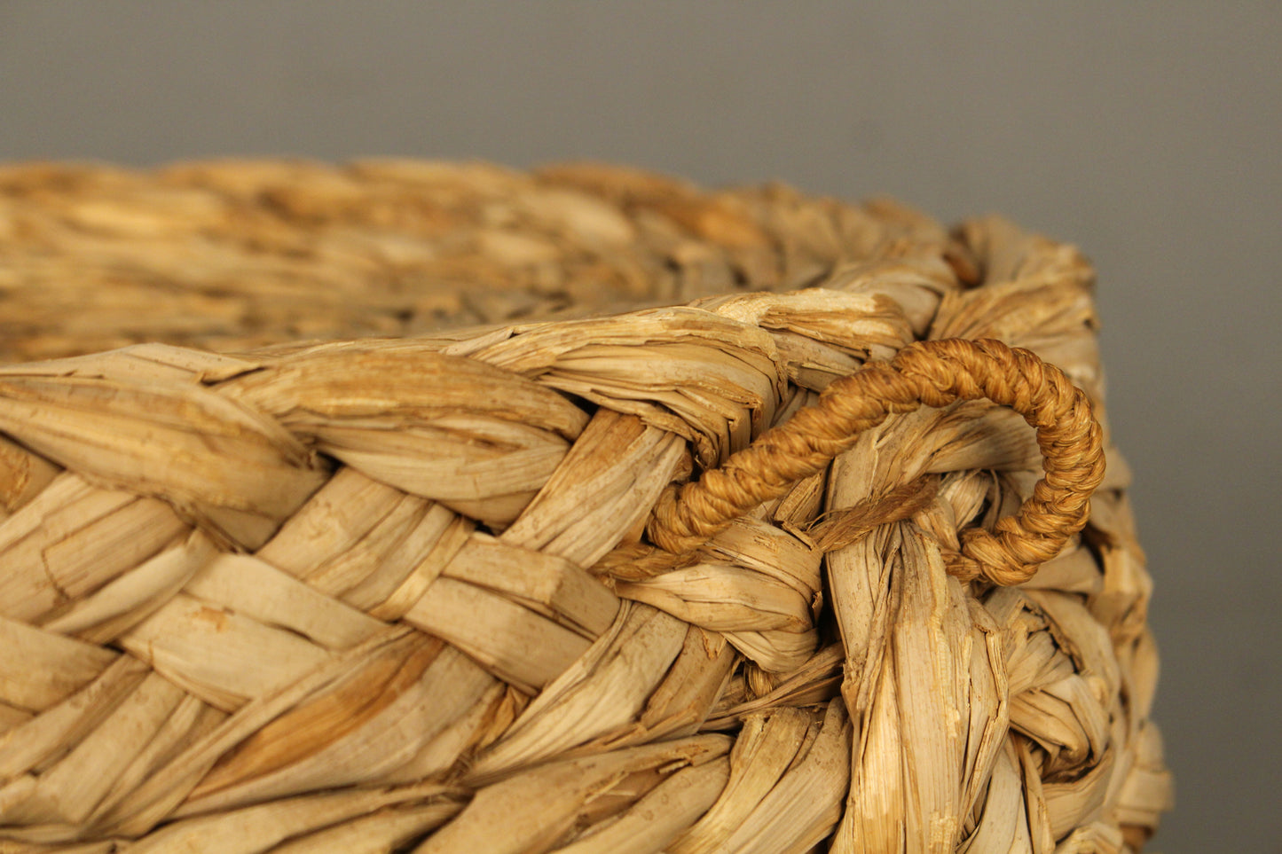Braided Water Hyacinth Stool
