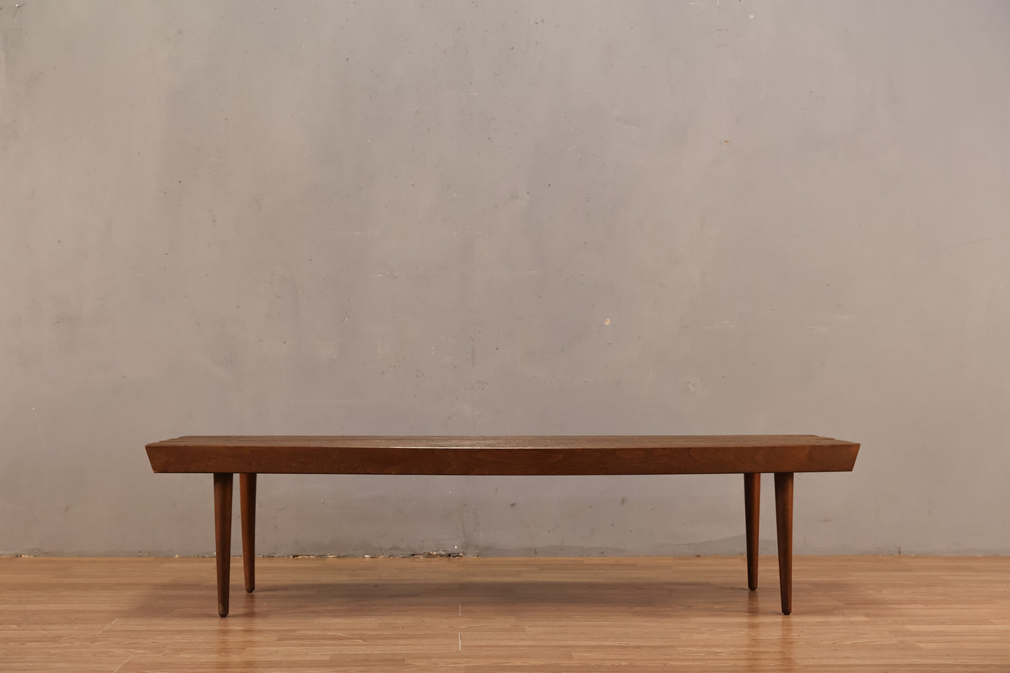 Classic Walnut Slatted Coffee Table - ONLINE ONLY