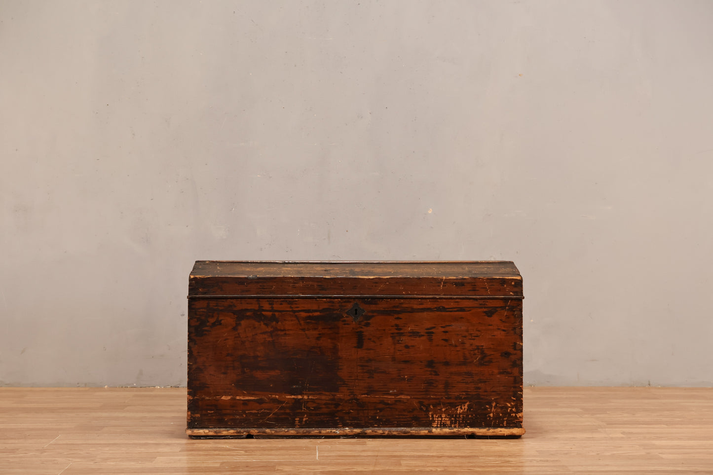 Antique Oak Trunk - ONLINE ONLY