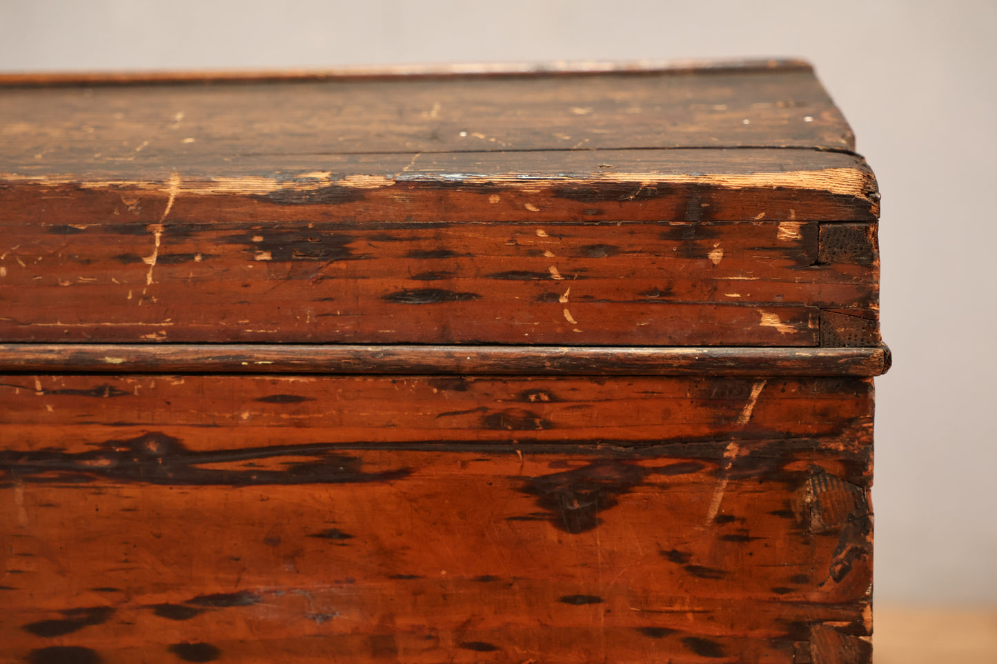 Antique Oak Trunk - ONLINE ONLY