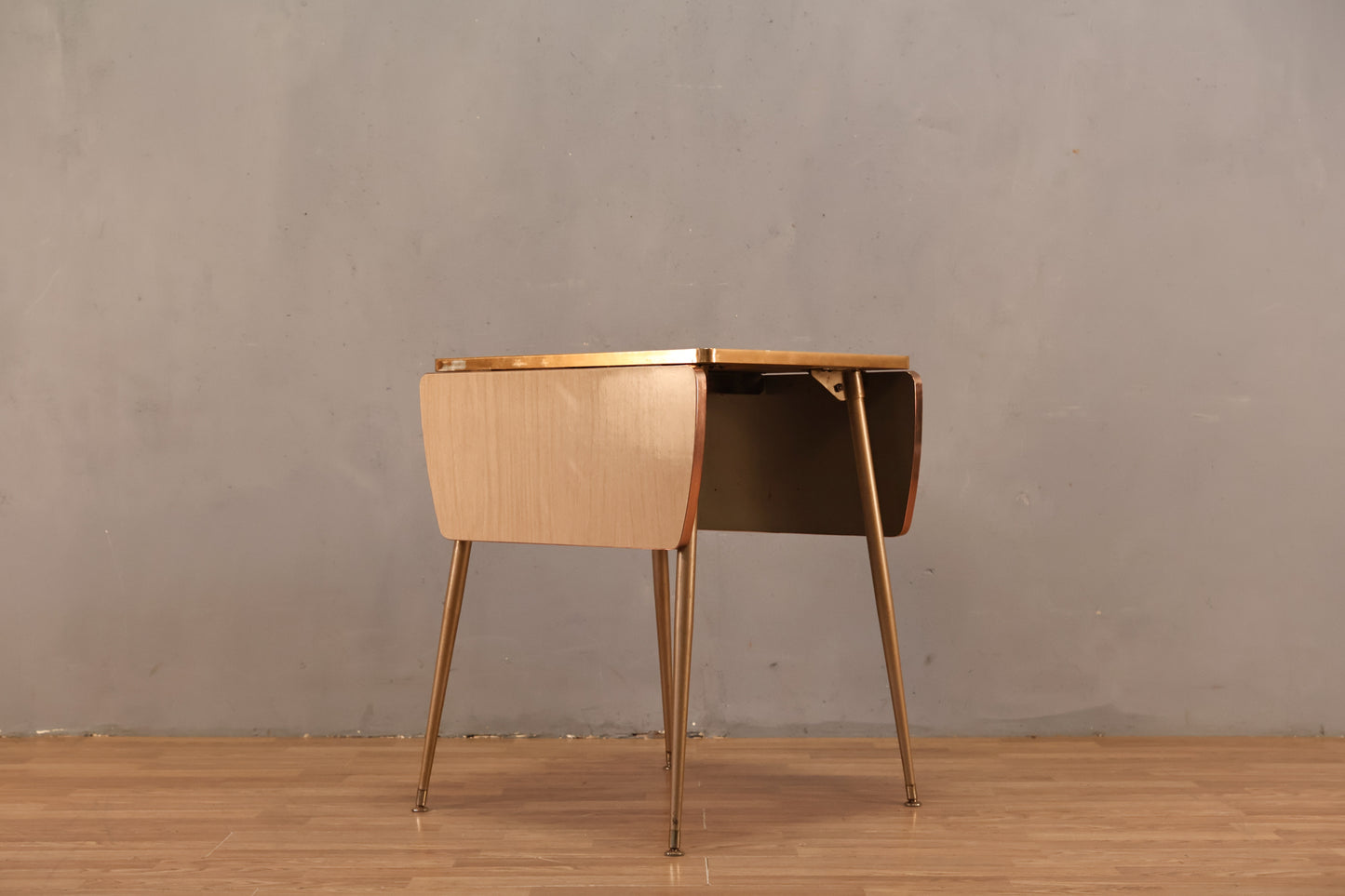 Atomic Laminate Drop-Leaf Kitchen Table
