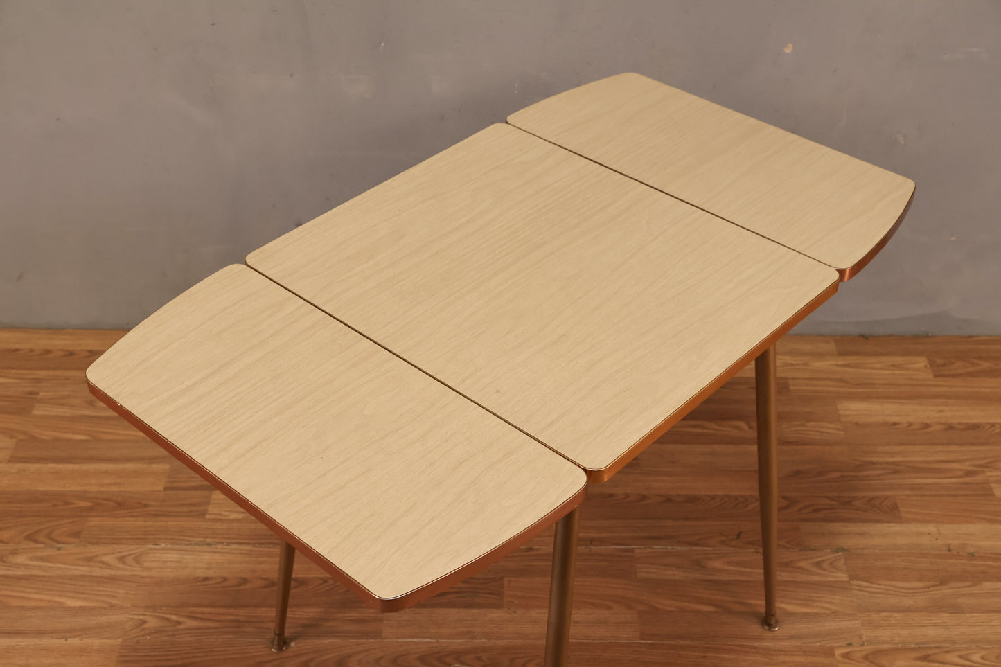 Atomic Laminate Drop-Leaf Kitchen Table