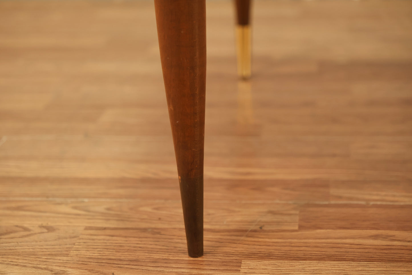 Mid Century Walnut & Laminate Stepback Table