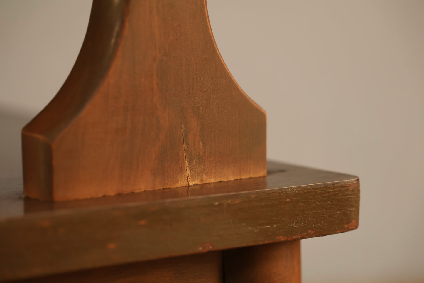 Mid Century Walnut & Laminate Stepback Table