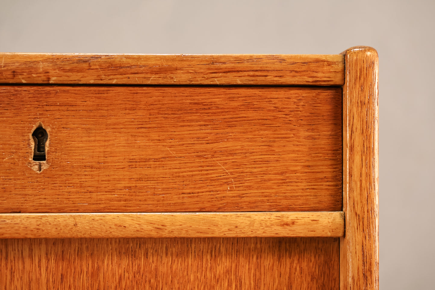 Petite Polish Mid Century 2-Door Cabinet