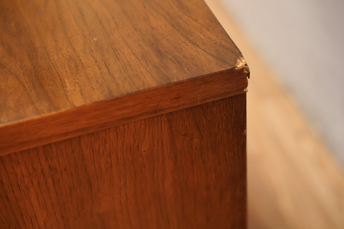 Classic Walnut 2-Drawer Nightstand