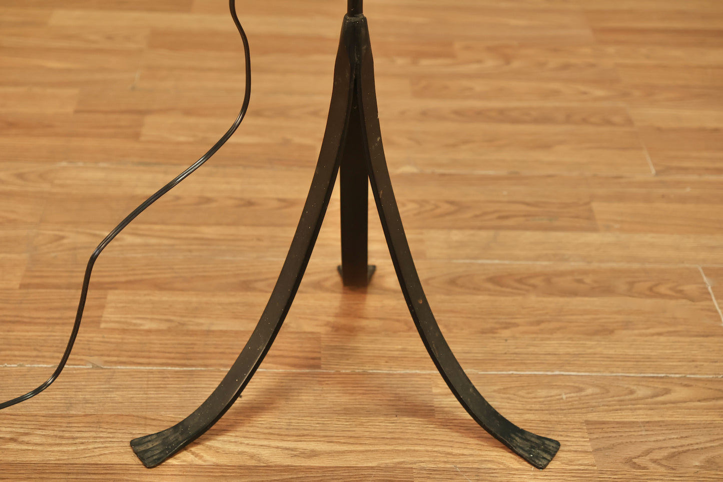 Curlicue Iron & Sage Floor Lamp