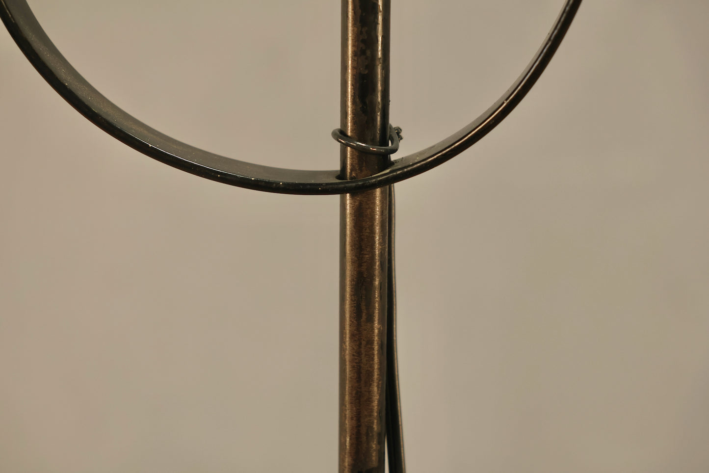 Curlicue Iron & Sage Floor Lamp