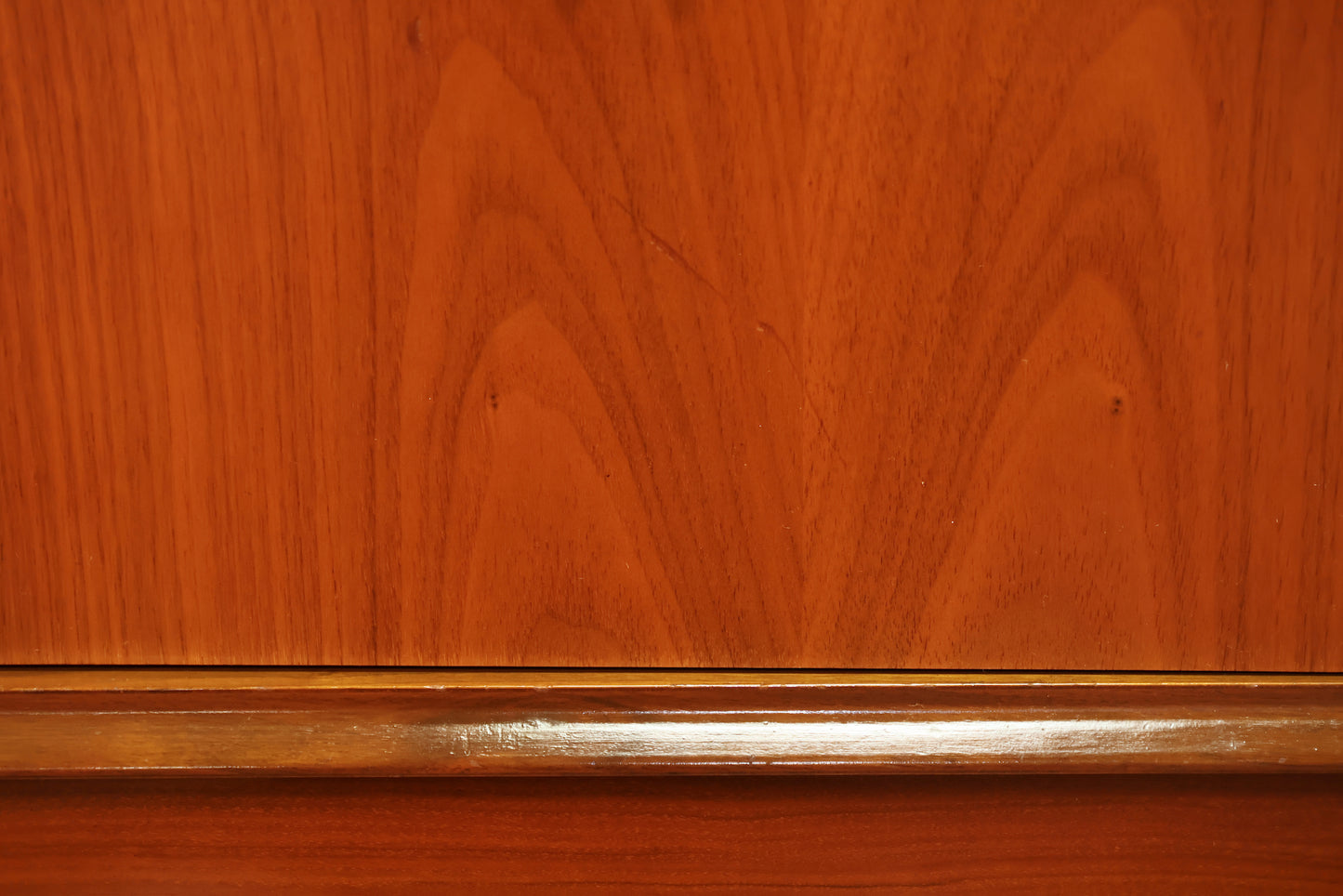 Luxe 1960s Sculptural Walnut Bachelor's Chest