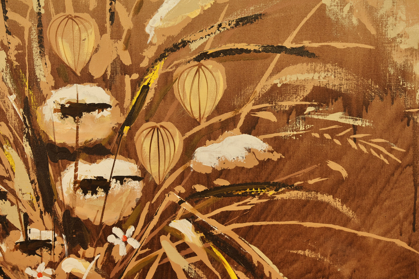 Large Mid Century "Tea Time" Painting