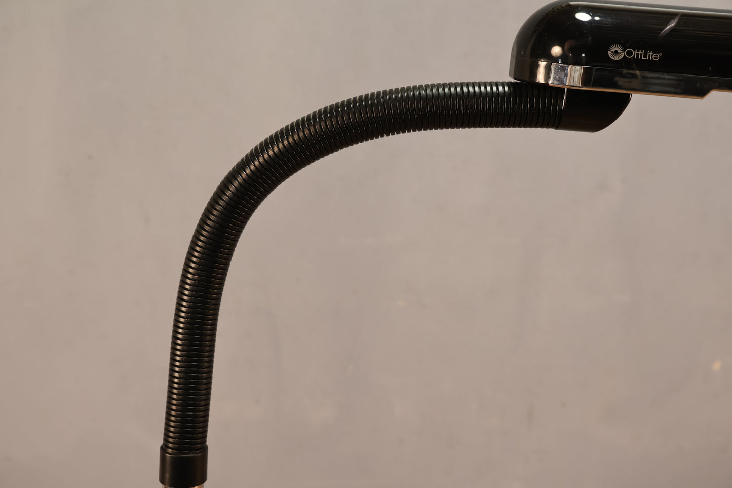 Contemporary Black Gooseneck Floor Lamp