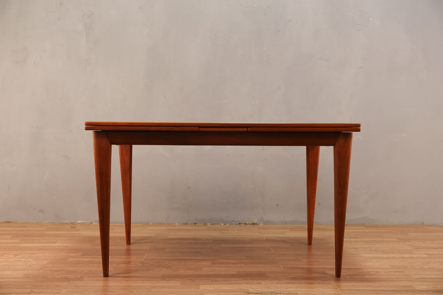 J.L. Møller Teak Dining Table With Built-In Leaves - ONLINE ONLY